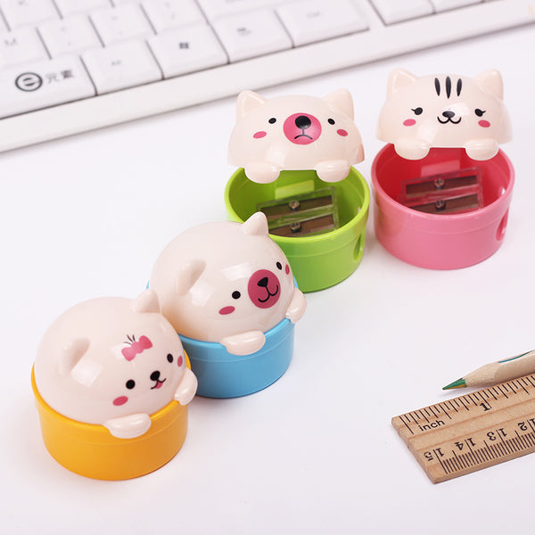 Teeny-weeny Plastic Cat Pencil Sharpener