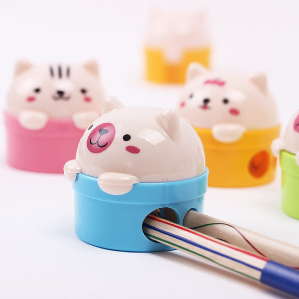 Teeny-weeny Plastic Cat Pencil Sharpener