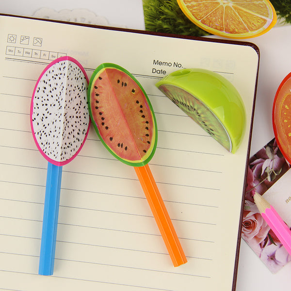 Creative Plastic Fruit Pencil Sharpener