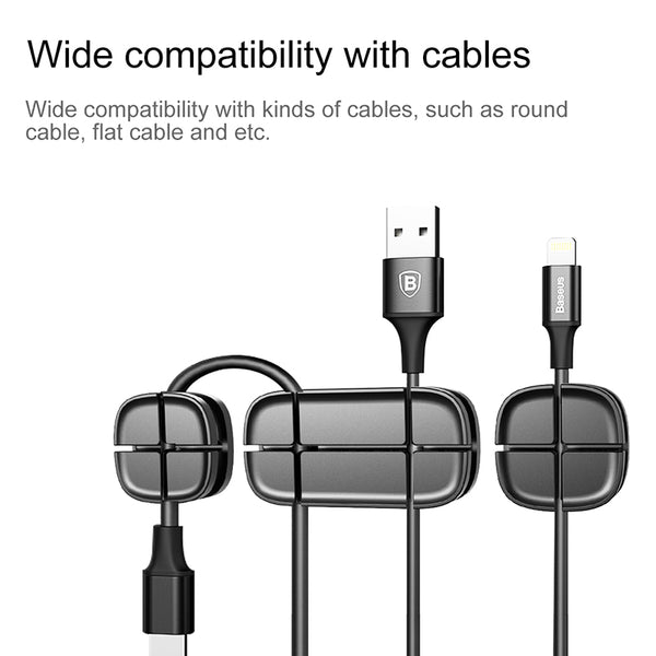 Flexible Silicone Cable Organizer