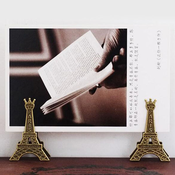 Effiel Tower Metallic Clips