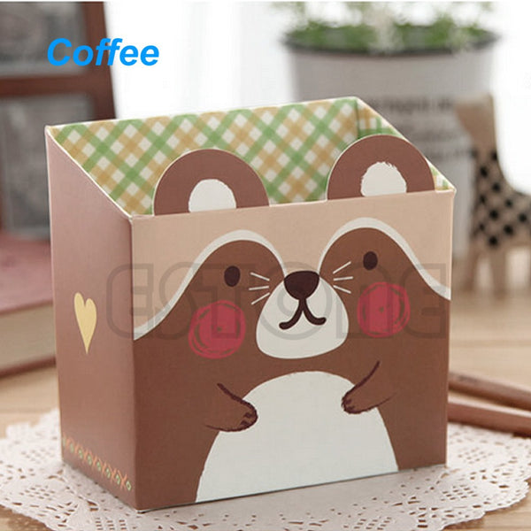 Charming Animated Cat Desk Manager