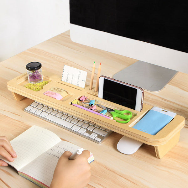 All-purpose Wooden Desk Organizer