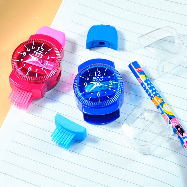 Colorful Pencil Sharpener With Eraser