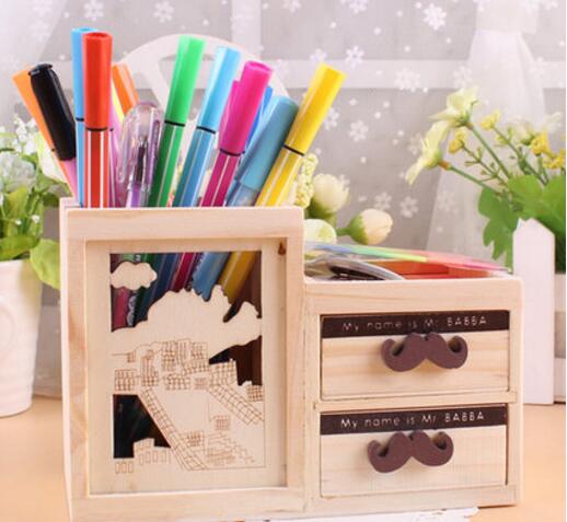 Fashionable Wooden Pen Holder