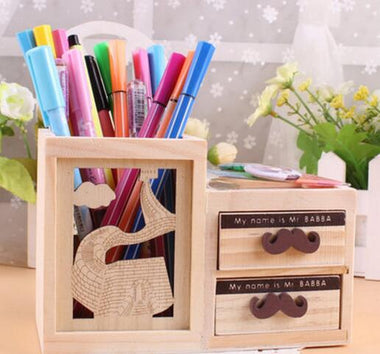 Fashionable Wooden Pen Holder